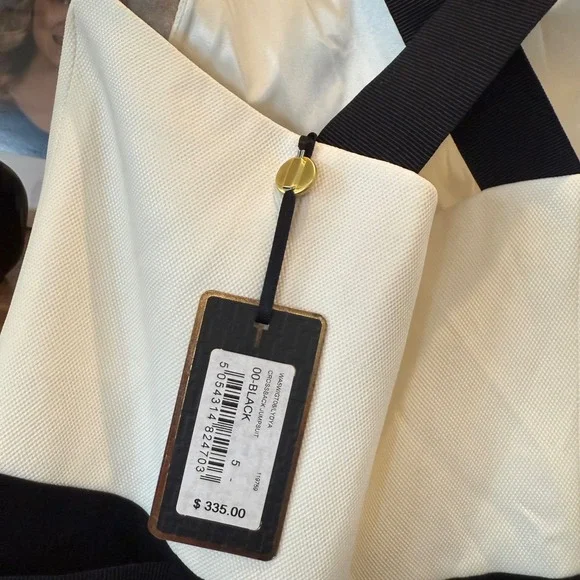 Ted Baker London Jumpsuit Wide Leg cross back lyda Ivory Black - Picture 4 of 9